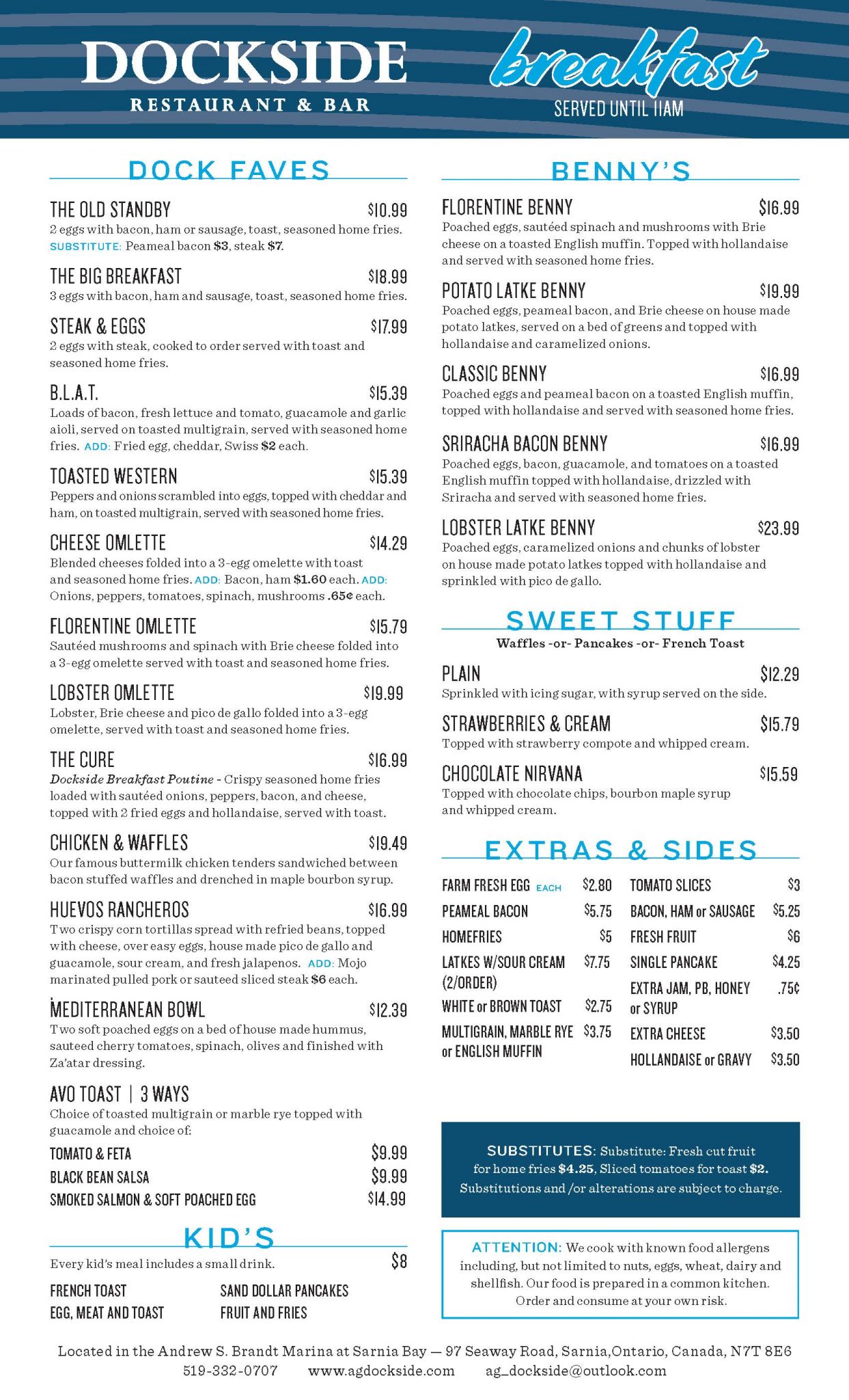 Menu Alternate Grounds Dockside